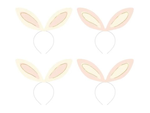 Opaska Uszy królika, 12.5x29 cm, mix Partydeco (OP35)