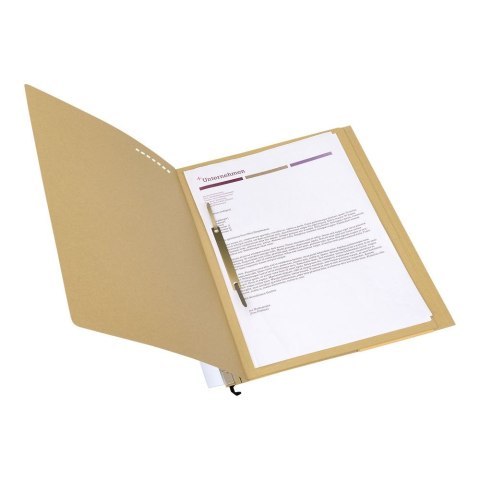 Skoroszyt Vertic Ultimate wiszący personalno-kredytowy A4 brązowy karton 230g Elba (100082310)