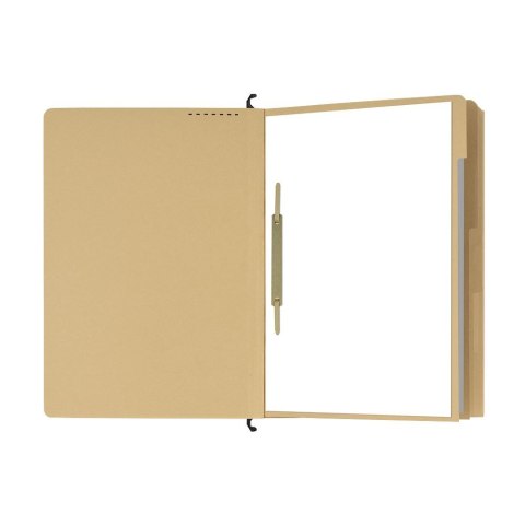 Skoroszyt Vertic Ultimate wiszący personalno-kredytowy A4 brązowy karton 230g Elba (100082310)