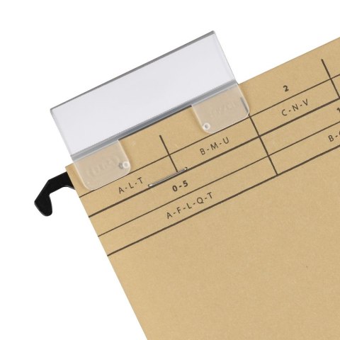 Skoroszyt Vertic Ultimate wiszący personalno-kredytowy A4 brązowy karton 230g Elba (100082310)