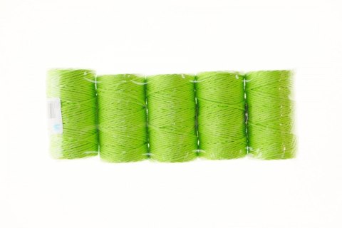 Sznurek ozdobny, pastel limonka 50m Tierra