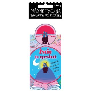 Zakładka do książki magnetyczna NW ŻYCIE TO OPOWIEŚĆ Henry (5907465660952)