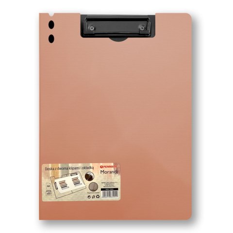 Deska z klipem (podkład do pisania) MORANDI A4/A3 z klipem różowa 5906910832869 A4 różowa Penmate (TT8932)