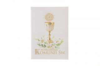 Książeczka pamiątkowa z chrztu pamiatka Komunia Agamis (mała)