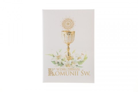 Książeczka pamiątkowa z chrztu pamiatka Komunia Agamis (mała)