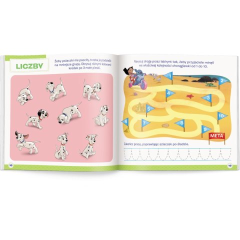 Książka dla dzieci Disney Uczy. Elementarz przedszkolaka. 4 lata Ameet