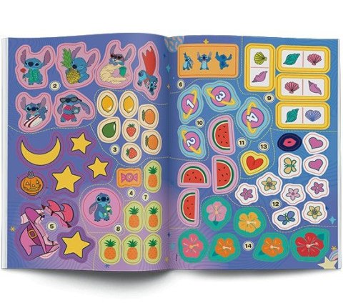 Książka dla dzieci Stich. 100 brokatowych naklejek Ameet (NB 9107)