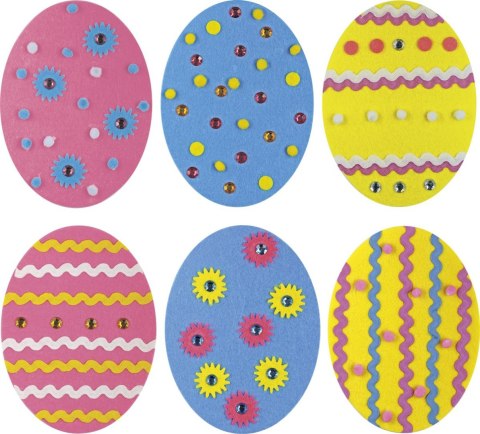 Ozdoba filcowa Craft-Fun Series Wielkanoc Pisanki do złożenia Titanum (5003)