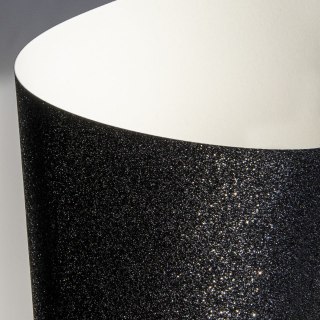 Papier ozdobny (wizytówkowy) brokatowy A4 czarny 210g Galeria Papieru (208107)