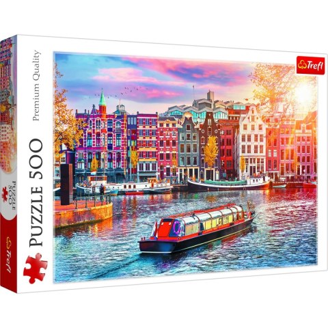 Puzzle Amsterdam, Holandia 500 el. Trefl (37428)