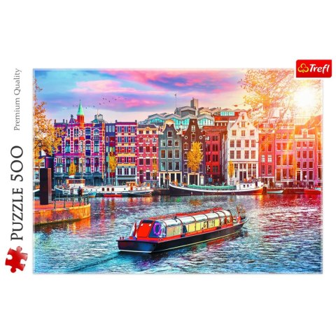 Puzzle Amsterdam, Holandia 500 el. Trefl (37428)