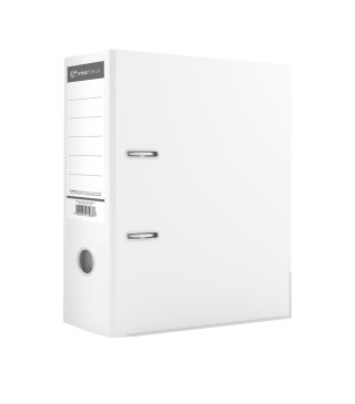 Segregator ringowy biały 75mm z dżwignią A4 75mm biała Interdruk (5902277275837)