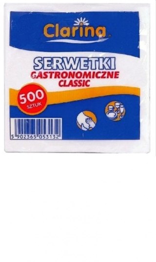 Serwetki Gastronomiczne biały celuloza [mm:] 150x150 Clarina