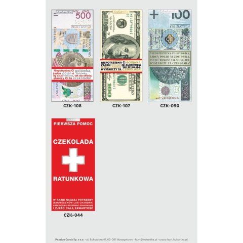 Słodycze czekoladowe Kukartka