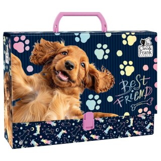 Teczka z szerokim grzbietem na klips Cleo i Frank A4 różne Derform (TRGCF44)