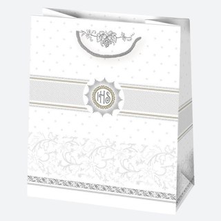 Torba prezentowa torba ozdobna komunia brokat A5 [mm:] 190x230x 105 Pol-mak (t4b)