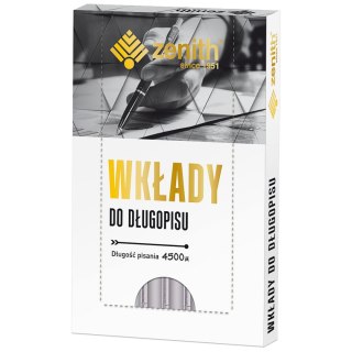 Wkład do długopisu standardowy wkład zielone 0,8mm Zenith