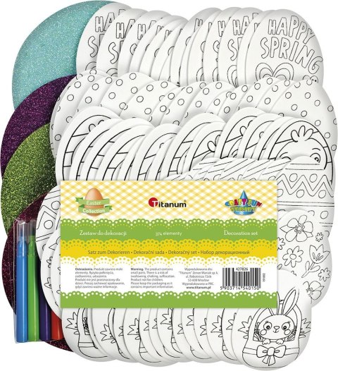 Zestaw dekoracyjny Craft-Fun Series Wielkanoc Titanum (191002)