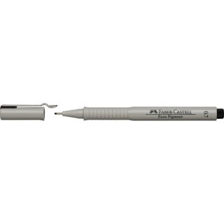Cienkopis kreślarski Ecco Pigment wkład czarny 0,7mm 1kol. Faber Castell (FC166799)