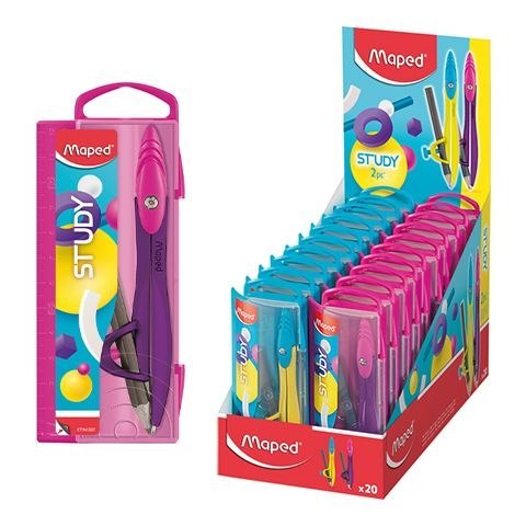 Cyrkiel Study POP z ołówkiem 2 el. Maped (194102)