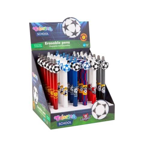 Długopis colorino Football wkład niebieski 0,5mm Patio (17309PTR)
