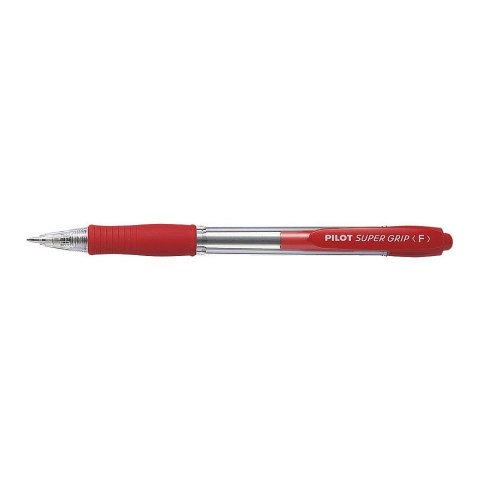 Długopis olejowy Super Grip wkład czerwony 0,21mm Pilot (BPGP-10R-F-R)