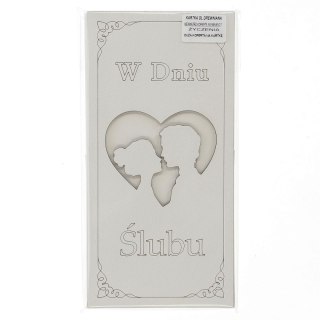 Kartka składana Drewniana DL Fanaberie Krzysia (DL)