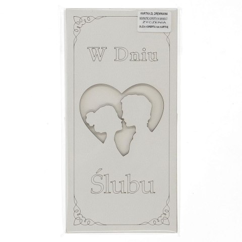 Kartka składana Drewniana DL Fanaberie Krzysia (DL)