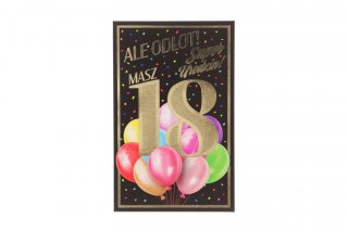 Kartka składana Urodzny Art Nuvo (5905771370305)