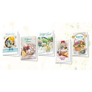 Kartka składana wielkanocna Świeckie B6 Top Graphic (BWB)