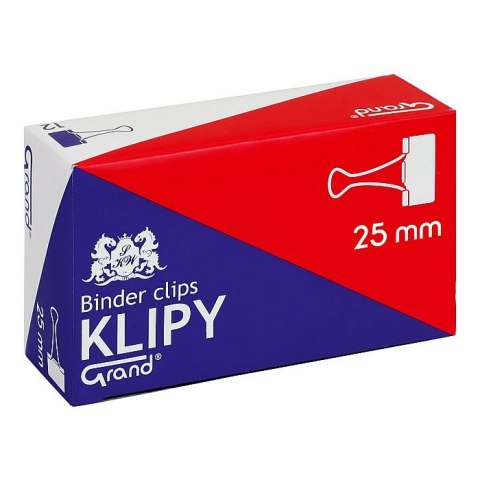 Klipy 25mm czarny Grand (110-1093)