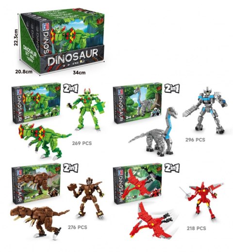 Klocki konstrukcyjne dinozaur robot 218-296el. Lean (23570)