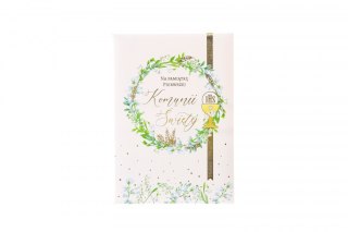 Książeczka pamiątkowa z komunii Kukartka (PMB-0063)