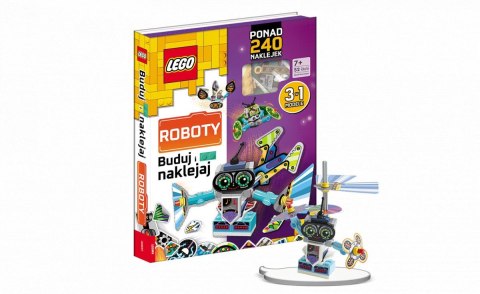 Książka dla dzieci Lego® Books Buduj i naklejaj: Roboty Ameet (BLW-6602)