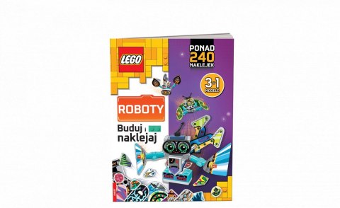 Książka dla dzieci Lego® Books Buduj i naklejaj: Roboty Ameet (BLW-6602)