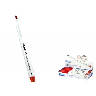 Marker suchościeralny wkład czerwony okrągła końcówka Milan (16589123)
