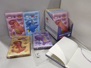Notes (notatnik) z okładką w dinozaury A5 krata Adar (584846)