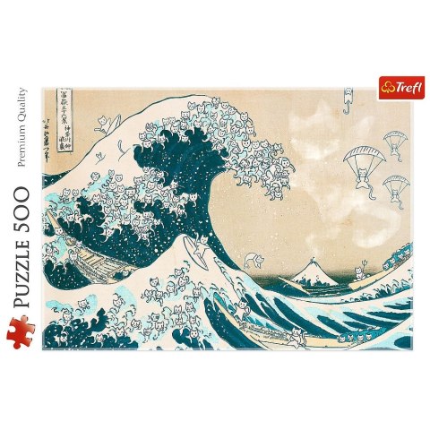 Puzzle Wielka kocia fala 500 el. Trefl (37537)