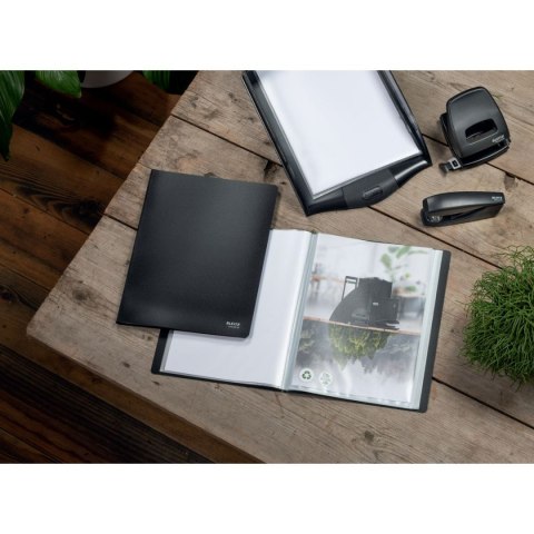 Teczka ofertowa recycle A4 kolor: czarny 20 kieszeni Leitz (46760095)