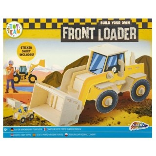 Zestaw kreatywny dla dzieci pojazd drewniany koparka Grafix