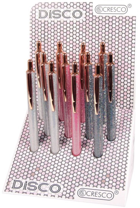 Długopis DISCO wkład niebieski 1,0mm Cresco (750015)