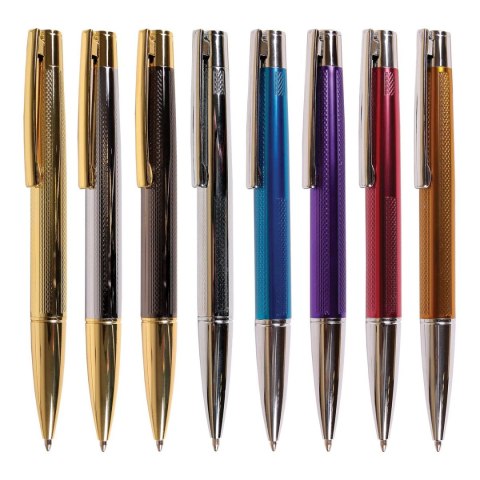 Długopis wielkopojemny Elegant wkład niebieski 1,0mm Cresco (850051)