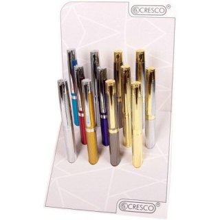 Długopis wielkopojemny Elegant wkład niebieski 1,0mm Cresco (850051)