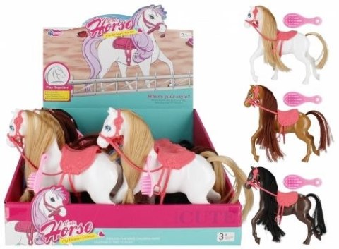 Figurka konik 19cm + akcesoria Mega Creative (510702)