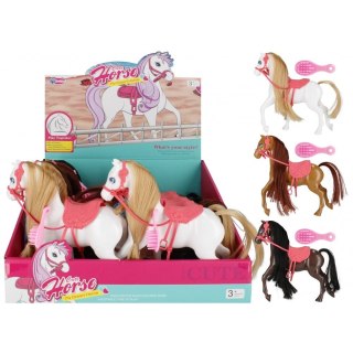 Figurka konik 19cm + akcesoria Mega Creative (510702)