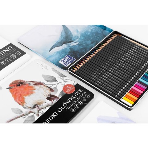 Kredki akwarelowe metal box 24 kol. Oxford (400174561)