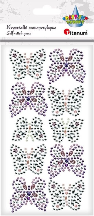 Kryształki Craft-Fun Series motyle mix Titanum (24MH03214)