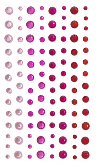 Kryształki samoprzylepne mix Galeria Papieru (251110)