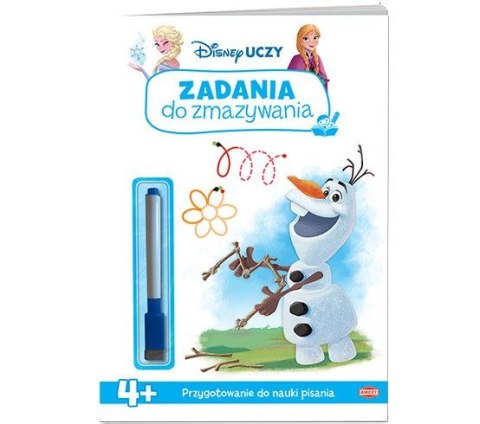 Książeczka edukacyjna Disney Uczy. Kraina lodu. Zadania do zmazywania Ameet (UPTC 9307)