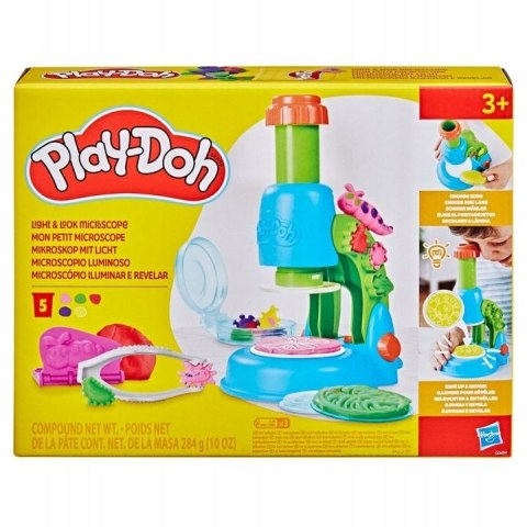 Masa plastyczna dla dzieci Mikroskop świecący zestaw edukacyjny mix Playdoh (G0494)